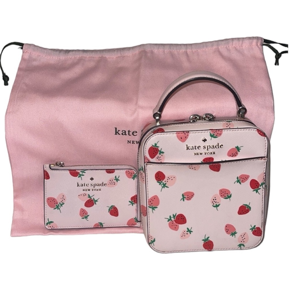 Kate Spade Strawberry Purse and Card holder